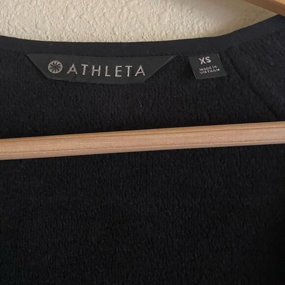 ATHLETA Cozy Karma Wrap Cardigan in Black - Picture 5 of 5